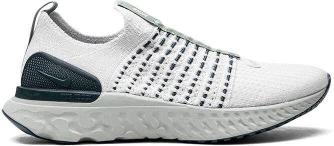 Nike React Phantom Run Flyknit 2 "Platinum Tint Dark Teal Green" sneakers Grey - Picture 11