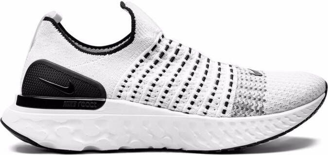 Nike React Phantom Run Flyknit "White Black Pure Platinum" sneakers - Picture 3
