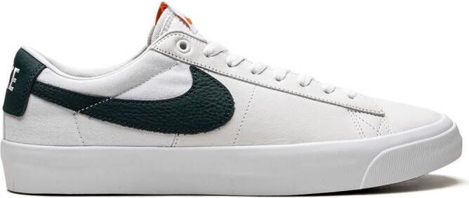 Nike SB Zoom Blazer Low GT "Orange Label White Pro Green" sneakers - Picture 4