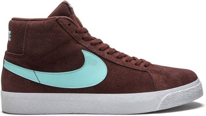 Nike SB Blazer Mid "Mystic Dates Glacier Ice" sneakers Red - Picture 2