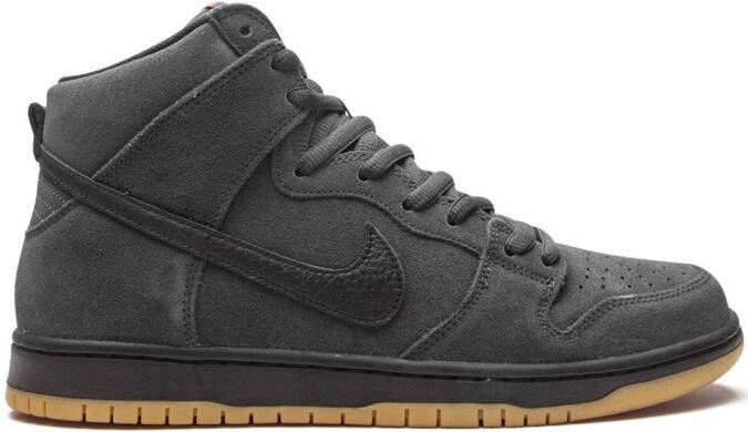 Nike SB Dunk High Pro ISO ''Dark Smoke Grey'' sneakers - Picture 6