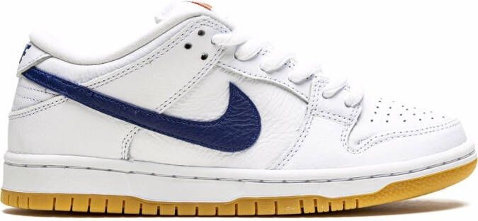 Nike SB Dunk Low Pro ISO Orange Label "White Navy" sneakers