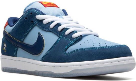 Nike x Why So Sad? SB Dunk Low PRM sneakers Blue - Picture 2