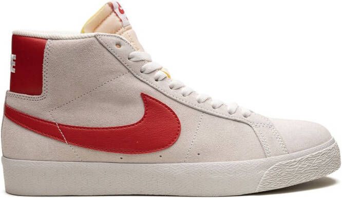 Nike SB Zoom Blazer Mid "Summmit White University Red" sneakers Neutrals - Picture 10
