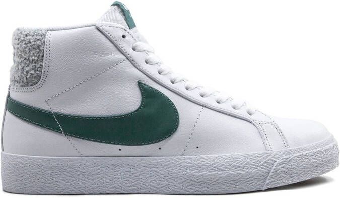 Nike SB Zoom Blazer Mid Pemium "Bicoastal Green" sneakers White - Picture 2