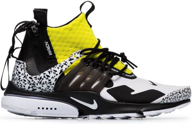 Nike x Acronym Air Presto Mid "Dynamic Yellow" sneakers Black - Picture 2