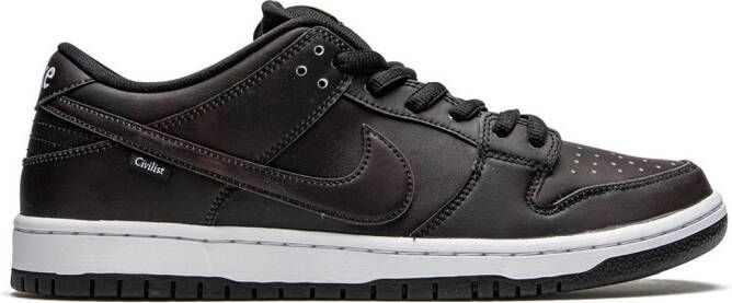 Nike x Medicom Toy SB Dunk Low "BE@RBRICK" sneakers Black - Picture 10