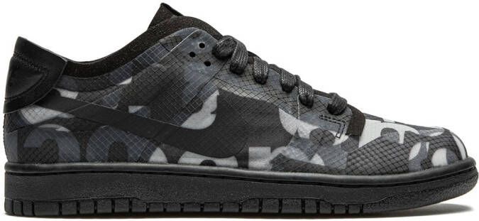 Nike x Comme Des Garçons Dunk Low "Monogram Print" sneakers Black - Picture 2