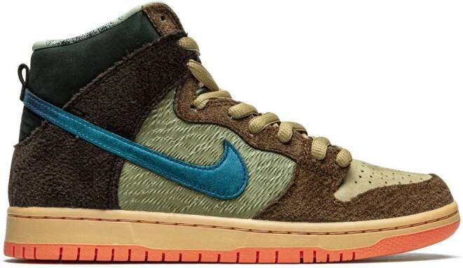 Nike x Concepts SB Dunk High "Turdunken" sneakers Brown - Picture 2