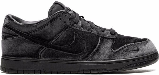 Nike x Dover Street Market Dunk Low "Triple Black Velvet" sneakers