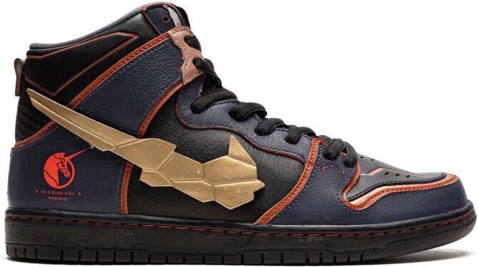 Nike x Gundam SB Dunk High Pro QS "Banshee" sneakers Blue