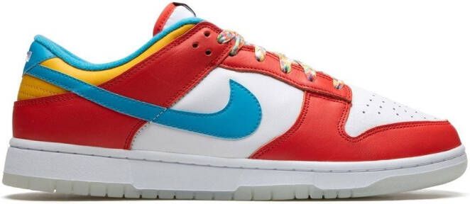 Nike x LeBron James Dunk Low "Fruity Pebbles" sneakers Red - Picture 3