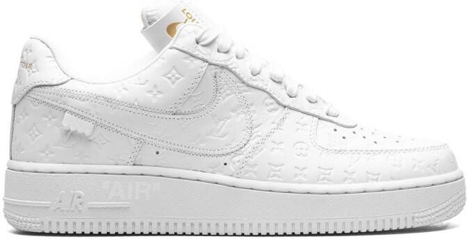 Nike x Louis Vuitton x Virgil Abloh Air Force 1 Mid "White White" sneakers - Picture 2