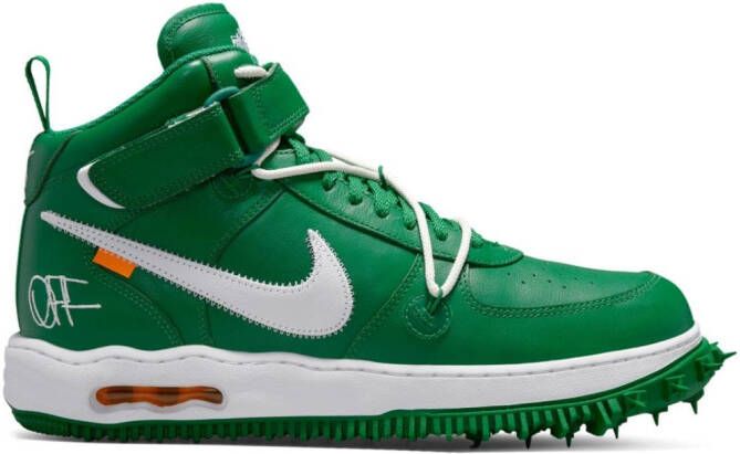 Nike X Off-White Air Force 1 Mid "Pine Green" sneakers
