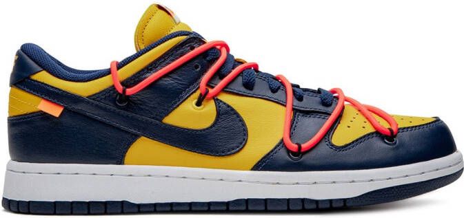 Nike X Off-White Dunk Low "University Gold" sneakers Blue