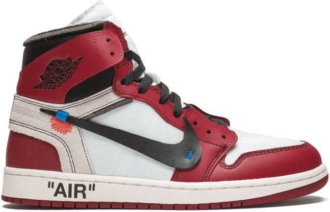 Jordan x Off-White The 10: Air 1 "Chicago" sneakers Red