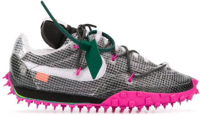 Nike X Off-White Waffle Racer SP "Black Fuchsia" sneakers Grey