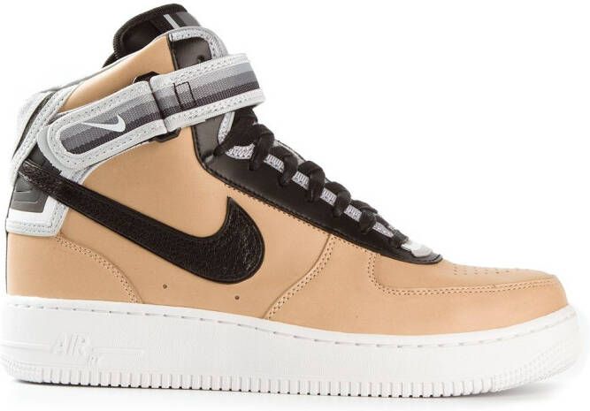 Nike x Riccardo Tisci Air Force 1 Mid SP "Tan" sneakers Yellow
