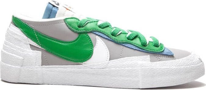 Nike x sacai Blazer Low "Classic Green" sneakers - Picture 2