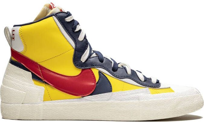 Nike x sacai Blazer Mid "Varsity Maize" sneakers Yellow - Picture 2