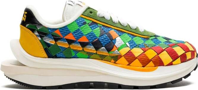 Nike x sacai x Jean Paul Gaultier Vaporwaffle Woven "Green Gusto" sneakers - Picture 5