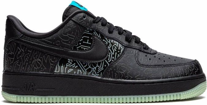 Nike x Sapce Jam Air Force 1 Low "Computer Chip" sneakers Black