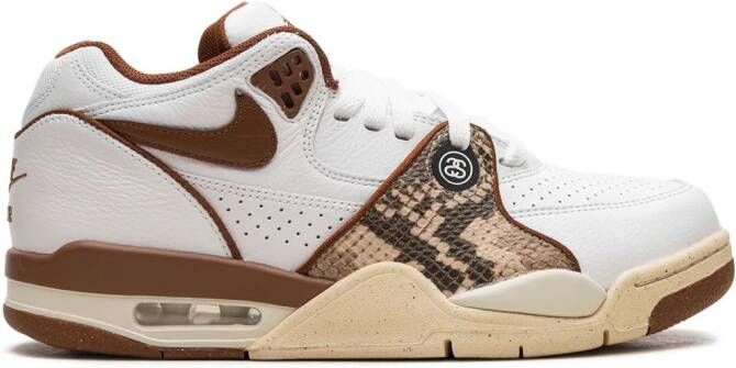 Nike x Stussy Air Flight 89 "Pecan Fossil" sneakers White - Picture 2