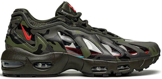 Nike x Supreme Air Max 96 "Camo" sneakers Green