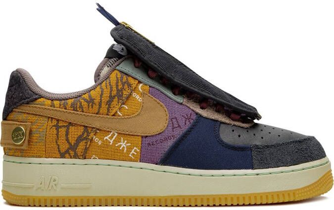 Nike x Travis Scott Air Force 1 Low "Cactus Jack" sneakers Yellow - Picture 3