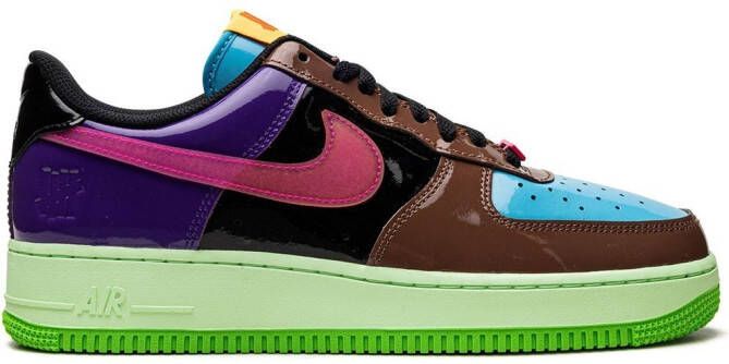 Nike x Undefeated Air Force 1 Low "Pink Prime" sneakers Blue - Picture 2