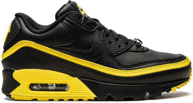 Nike x Undefeated Air Max 90 "Black Optic Yellow" sneakers - Picture 2