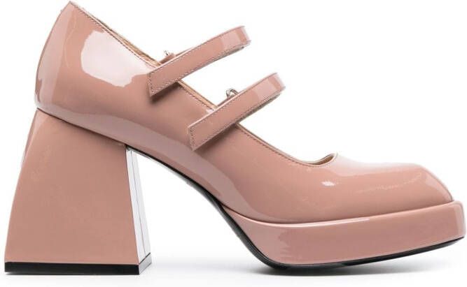 Nodaleto Bulla Babies 90mm leather pumps Pink