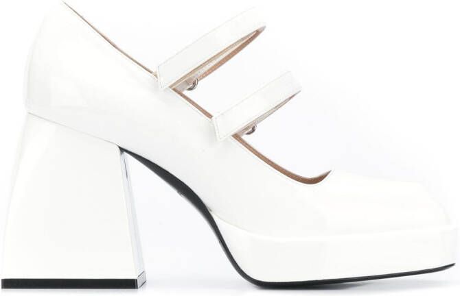 Nodaleto Bulla block heel pumps White
