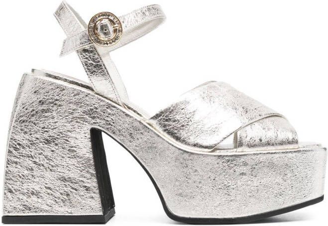Nodaleto Bulla metallic 120mm sandals