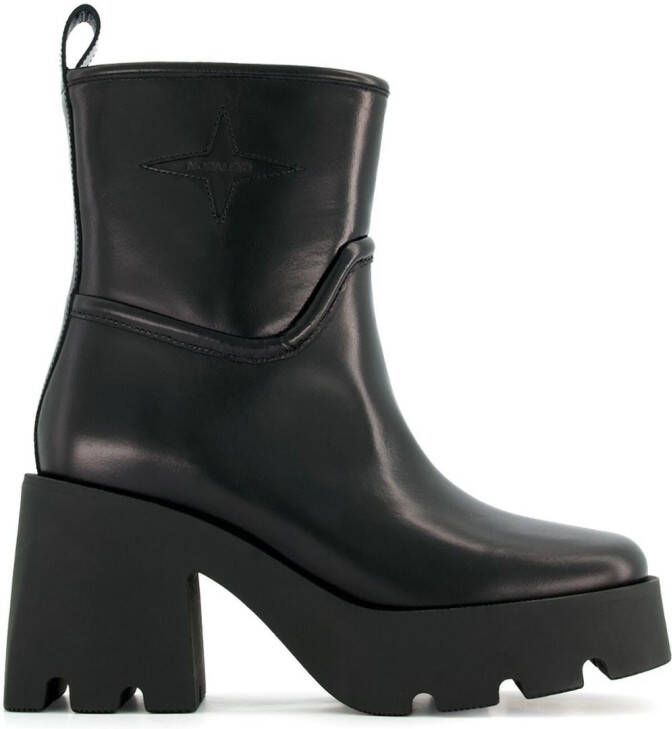 Nodaleto Bulla Rainy leather boots Black