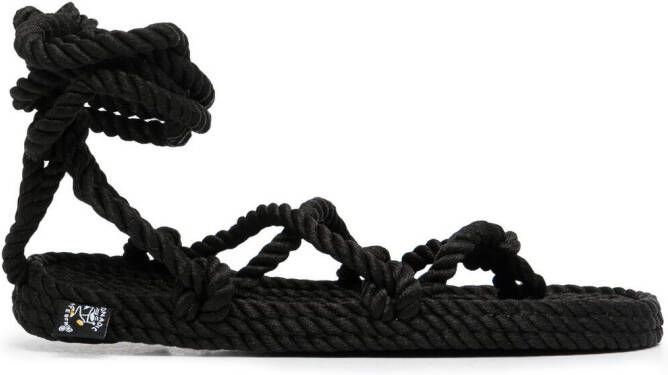 Nomadic State of Mind Romano rope sandals Black