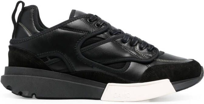 OAMC panelled low-top sneakers Black