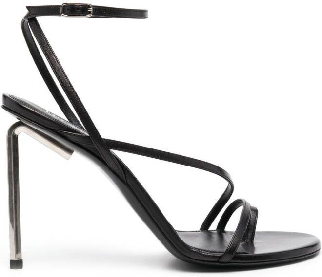 Off-White Allen 110mm strappy sandals Black