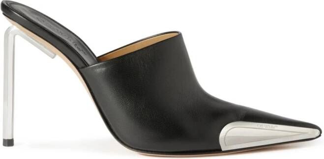 Off-White Allen Frame leather mules Black