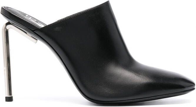 Off-White Allen square-toe sabot mules Black