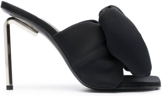 Off-White Allen bow-detail sandals Black