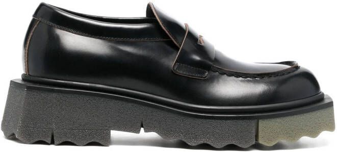 Off-White Calf Sponge loafers Black