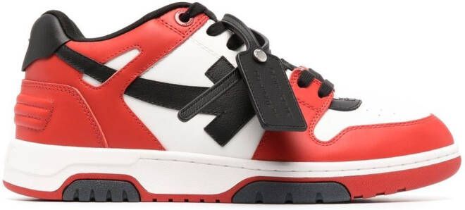 Off-White colour-block lace-up sneakers