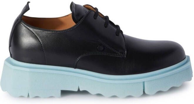 Off-White leather Sponge derby Black