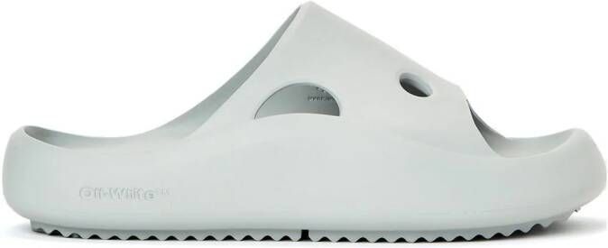 Off-White Meteor chunky cut-out slides Grey