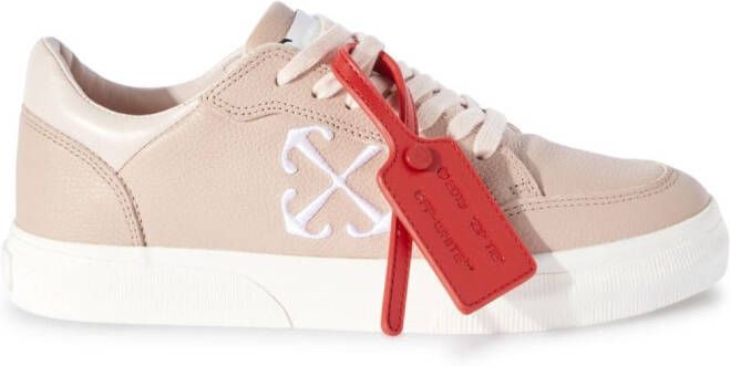 Off-White New Low Vulcanized leather sneakers Pink