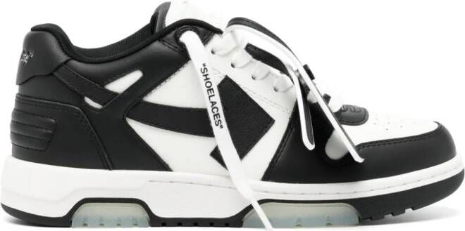 Off-White Out of Office leather sneakers Black