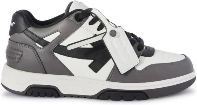 Off-White Out Of Office leather sneakers Grey