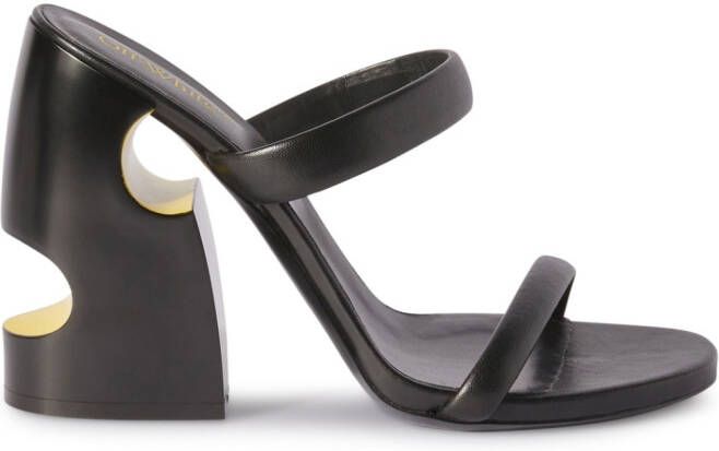 Off-White Pop Meteor cut-out sandals Black