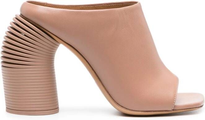 Off-White Runway Spring leather sandals Neutrals